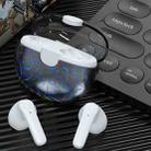 VG58 Stereo Sports Bluetooth Earphone with Cool Breathing Light(Gradient White) - 7