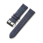 X Suture Quick Release Thick Waterproof Watch Band, Specification: 20mm(Blue) - 1