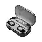 T16 Touch Power Digital Display Wireless Bluetooth Headset(Black) - 1