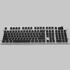 Pudding Double-layer Two-color 108-key Mechanical Translucent Keycap(Black) - 1