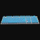 Pudding Double-layer Two-color 108-key Mechanical Translucent Keycap(Sky Blue) - 1