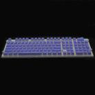 Pudding Double-layer Two-color 108-key Mechanical Translucent Keycap(Violet) - 1