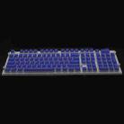 Pudding Double-layer Two-color 108-key Mechanical Translucent Keycap(Dark Blue) - 1