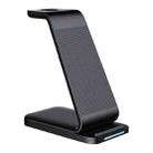 D2 3 In 1 15W Wireless Vertical Charger(Black) - 1