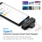 Rocketek CSCR3 Smart CAC Card Reader Type-c Bank Tax Declaration SIM Card/IC Card ID Card Reader(Black) - 3
