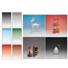 54 x 83cm Gradient Morandi Double-sided Film Photo Props Background Paper(Blue /Green) - 2