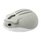 3 Keys 2.4G Wireless Hamster Shape Mouse(Grey) - 1