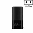 QGeeM QG-CHGAN01 65W 3 In 1 Gallium Nitride PD3.0 Charger, Style: US Plug (Black) - 1