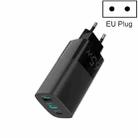 QGeeM QG-CHGAN01 65W 3 In 1 Gallium Nitride PD3.0 Charger, Style: EU Plug (Black) - 1