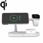 X452 3 in 1 Multifunctional 15W Wireless Charger with Night Light Function(White) - 1