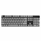 Mechanical Keyboard Laser PBT Keycap Light Gray Side Words - 1