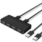 USB 2.0 Multifunctional 2 In 4 out HUB(383) - 1