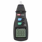 TASI TA8146C Digital Display Tachometer Laser Contact Type Dual-Use Speedometer - 1