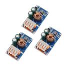 3 PCS 12/24V To 5V QC3.0 Fast Charge Mobile Phone Charging Board USB DC Buck Module - 1