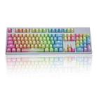 104 Keys Light-transmitting Dip-dyed Keycaps(Rainbow Dip) - 1