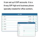 S09 8 Inch HD Audio And Video Conference 6 SIP Line PSP Line PSTN/VOIP IP Business Office Phone - 13