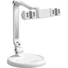 Oatsbasf 03782 Desktop Rotating Telescopic Live Bracket(White) - 1