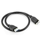 USB 3.0 Male To Micro USB HDD Data Cord For External Mobile HDD,Cable Length:1.8m(Black) - 1