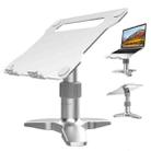 Aluminum Alloy Desktop Raised Shelf Cooling Notebook Bracket(Silver) - 1