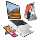 Aluminum Alloy Laptop Bracket Folding Tablet Notebook Cooling Bracket(Silver) - 1