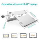 Aluminum Alloy Laptop Bracket Folding Tablet Notebook Cooling Bracket(Silver) - 2