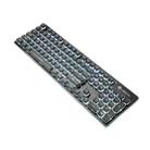 LANGTU L1 104 Keys USB Home Office Film Luminous Wired Keyboard, Cable Length:1.6m(White Light Black) - 1