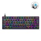 ZIYOU LANG T60 62-Key RGB Luminous Mechanical Wired Keyboard, Cable Length:1.5m(Black Green Shaft) - 1