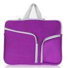T228 Diving Material Computer Bag Multi-pocket Laptop Liner Bag, Size: 13 Inch(Purple) - 1