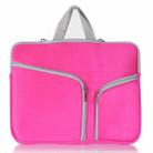 T228 Diving Material Computer Bag Multi-pocket Laptop Liner Bag, Size: 13 Inch(Rose) - 1