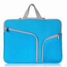 T228 Diving Material Computer Bag Multi-pocket Laptop Liner Bag, Size: 17 Inch(Blue) - 1