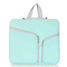 T228 Diving Material Computer Bag Multi-pocket Laptop Liner Bag, Size: 10 Inch(Mint Green) - 1