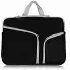 T228 Diving Material Computer Bag Multi-pocket Laptop Liner Bag, Size: 15.6 Inch(Black) - 1