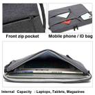 Zipper Type Polyester Business Laptop Liner Bag, Size: 11.6 Inch(Light Grey) - 4