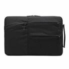 Zipper Type Polyester Business Laptop Liner Bag, Size: 13.3 Inch(Black) - 1