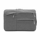 Zipper Type Polyester Business Laptop Liner Bag, Size: 13.3 Inch(Light Grey) - 1