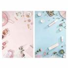 2 PCS 3D Stereoscopic Double-sided Photography Background Board(Clear Makeup Bath) - 1