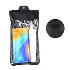 2 PCS Mobile Phone Touch Screen Transparent Dustproof And Waterproof Bag(Black Back With Earphone Hole) - 1