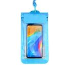 2 PCS Mobile Phone Touch Screen Transparent Dustproof And Waterproof Bag(Blue Back Without Hole) - 1