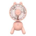 Cute Puppy Shaped USB Charging Fan(Pink) - 1