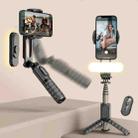 Removable Fill Light Phone Handheld Stabilizer with APP(Q09 Black) - 1