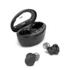 Mini Wireless With Charged Power Display ENC Bluetooth Headset(Black) - 1