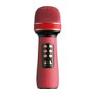 WS898 Live Wireless Bluetooth Microphone with Audio Function(Red) - 1