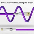 Type-C Detachable Gaming Mechanical Keyboard Data Cable, Length:2.2m(Purple) - 6