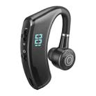 V9S Bluetooth Headset Noise Cancelling Headphones With LED Display(Black Single Ear) - 1