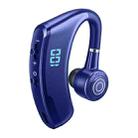 V9S Bluetooth Headset Noise Cancelling Headphones With LED Display(Blue Single Ear) - 1