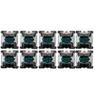 10 PCS Gateron G Shaft Black Bottom Transparent Shaft Cover Axis Switch, Style: G3 Foot (Black Shaft) - 1