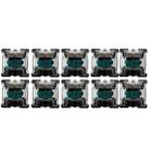 10 PCS Gateron G Shaft Black Bottom Transparent Shaft Cover Axis Switch, Style: G5 Foot (Black Shaft) - 1