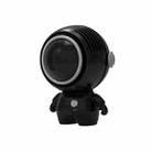 MF040 Mini Portable Leafless USB Hanging Neck Handheld Spaceman Fan(Black) - 1