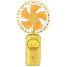 S3198 Mini Outdoor Portable USB Handheld Fan(Yellow) - 1