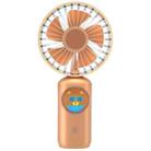 S3198 Mini Outdoor Portable USB Handheld Fan(Brown) - 1